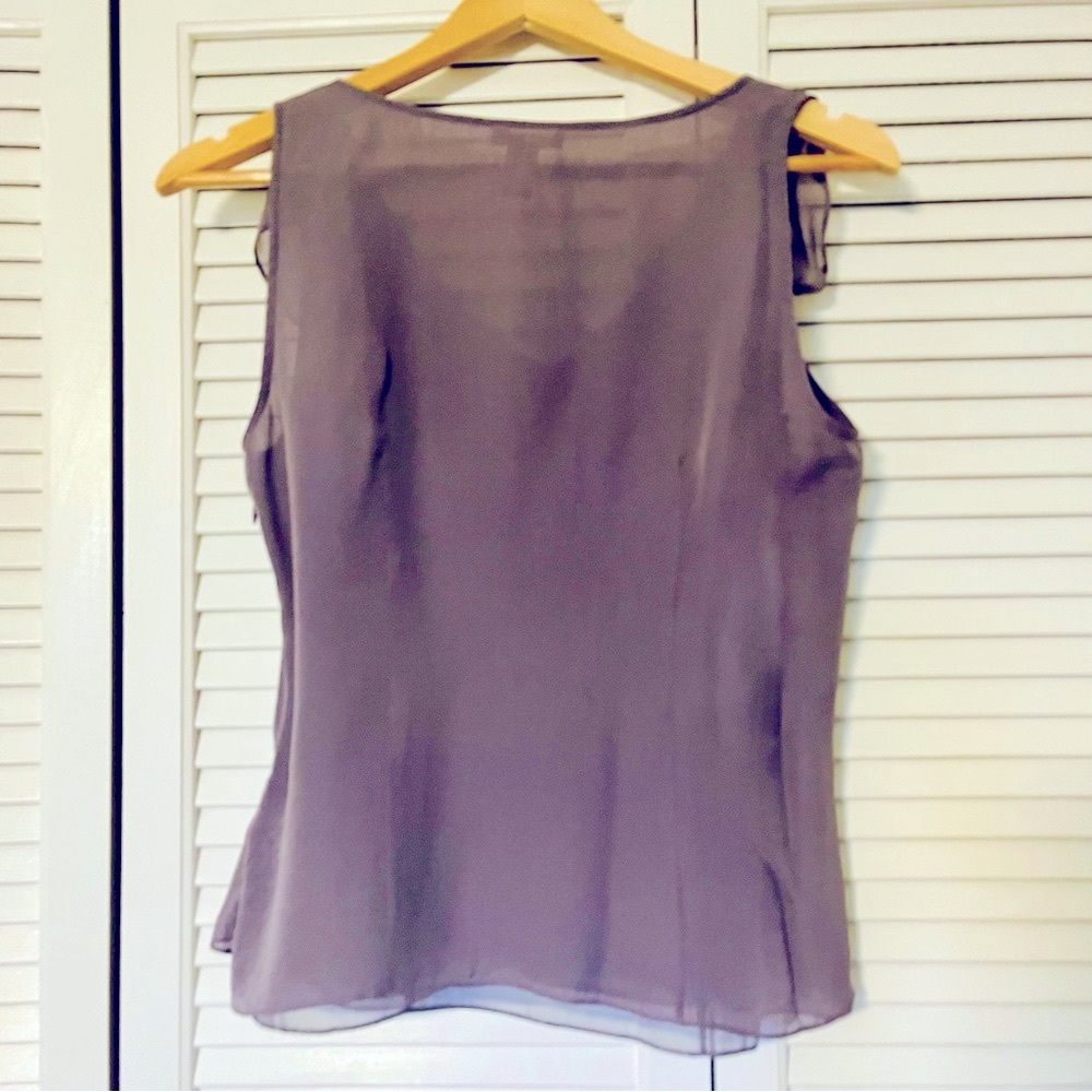 J. Crew Silk Ruffled Sleeveless Top - Picture 6 of 8